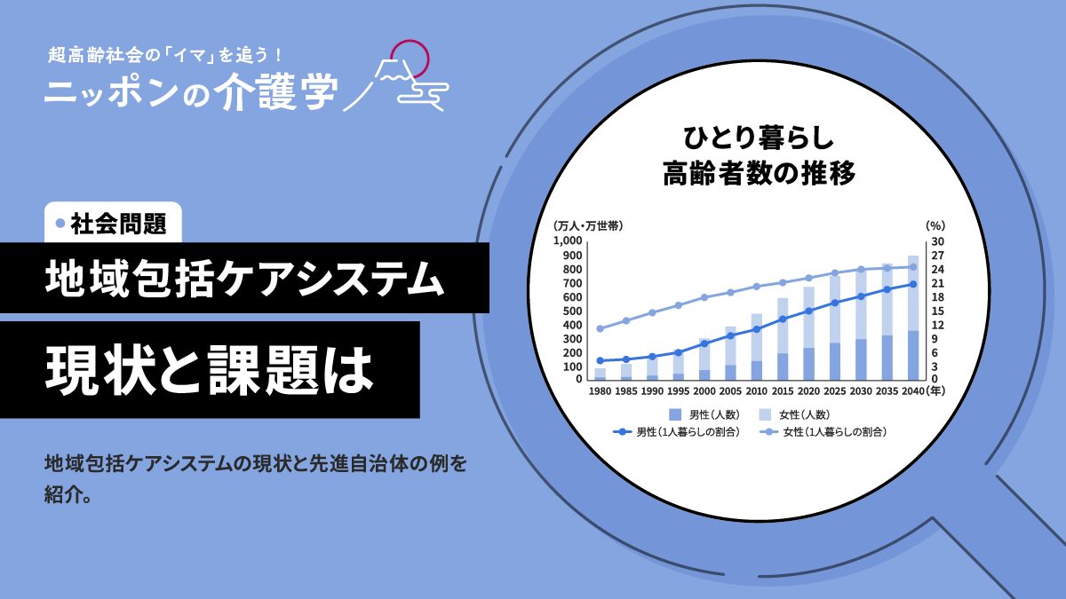 地域包括ケアシステムとは？ 2025年問題到来目前の現状と先進