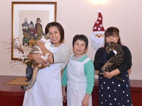 「ラビット・コート」スタッフ一同。皆様のサポートは私たちにお任せを！