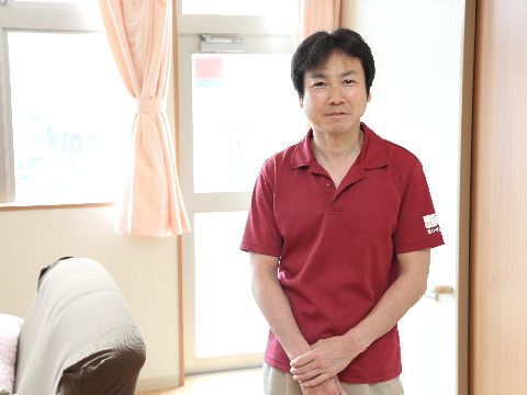 施設のスタッフさんの写真。