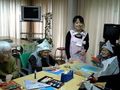 「エルダーホーム上本郷」のかぶと作り