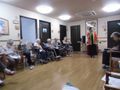 音楽セラピーを受けている様子
