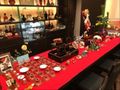 グラート大今里の新年会。館内の正月仕様の装飾。