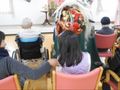 「サンスマイル小山」の獅子舞。お正月のにぎやかなイベント。