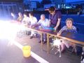 「サンリビングたいよう」の花火大会。手持ち花火をお楽しみいただけます。
