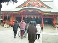 初詣をしに神社へ訪れた入居者様
