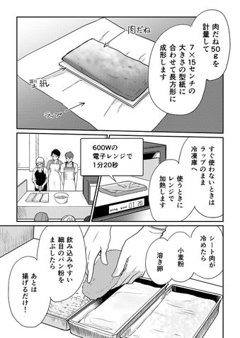 クリコの介護食スタジオ 咀嚼力が弱い高齢者も安心して食べられる「シート肉のトンカツ」 12ページ目