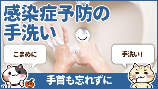 【動画】感染症予防のための手洗いの基本をマスターしよう