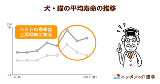 アニマルセラピーを求めて高齢者の間でペットブーム！一方、ペットの影響で介護支援が困難となることも…