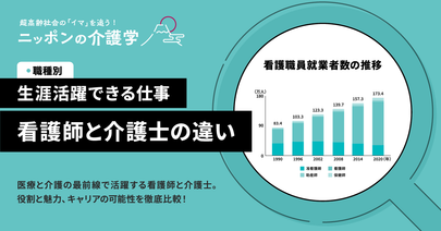 看護師と介護士の違いは？職務内容から給料までを業界動向を踏まえて徹底比較