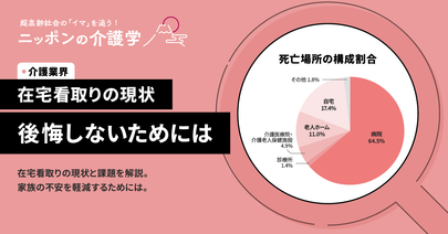 在宅看取りの後悔ゼロを目指して。介護従事者が知っておきたい現状