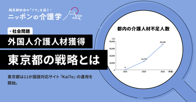 東京都の外国人介護人材確保策とは？11か国語対応サイト『KaiTo』で人材不足解消へ