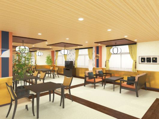 2階食堂兼機能訓練室