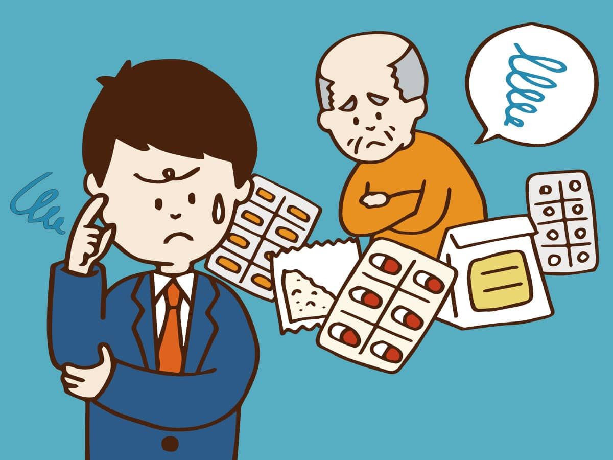 高齢者が飲み残す「残薬」が約500億円とされる現状について