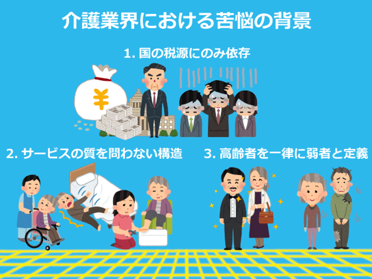 介護事業者の経営が上手くいかない、倒産する背景