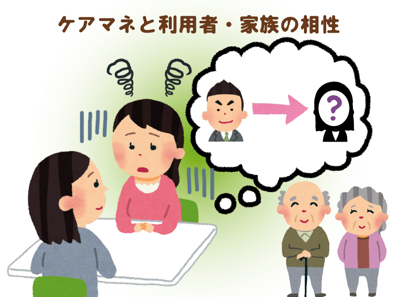 ケアマネと利用者・家族の相性