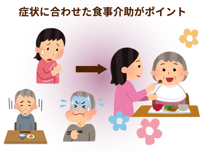 認知症の方の食事拒否は改善できる おいしい の声かけを止めてみる 食事前にトイレへ誘導 介護の教科書 みんなの介護