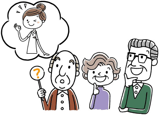 介護老人保健施設の人員配置についてのイメージイラスト