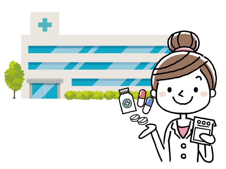 薬の提供をしている薬剤師