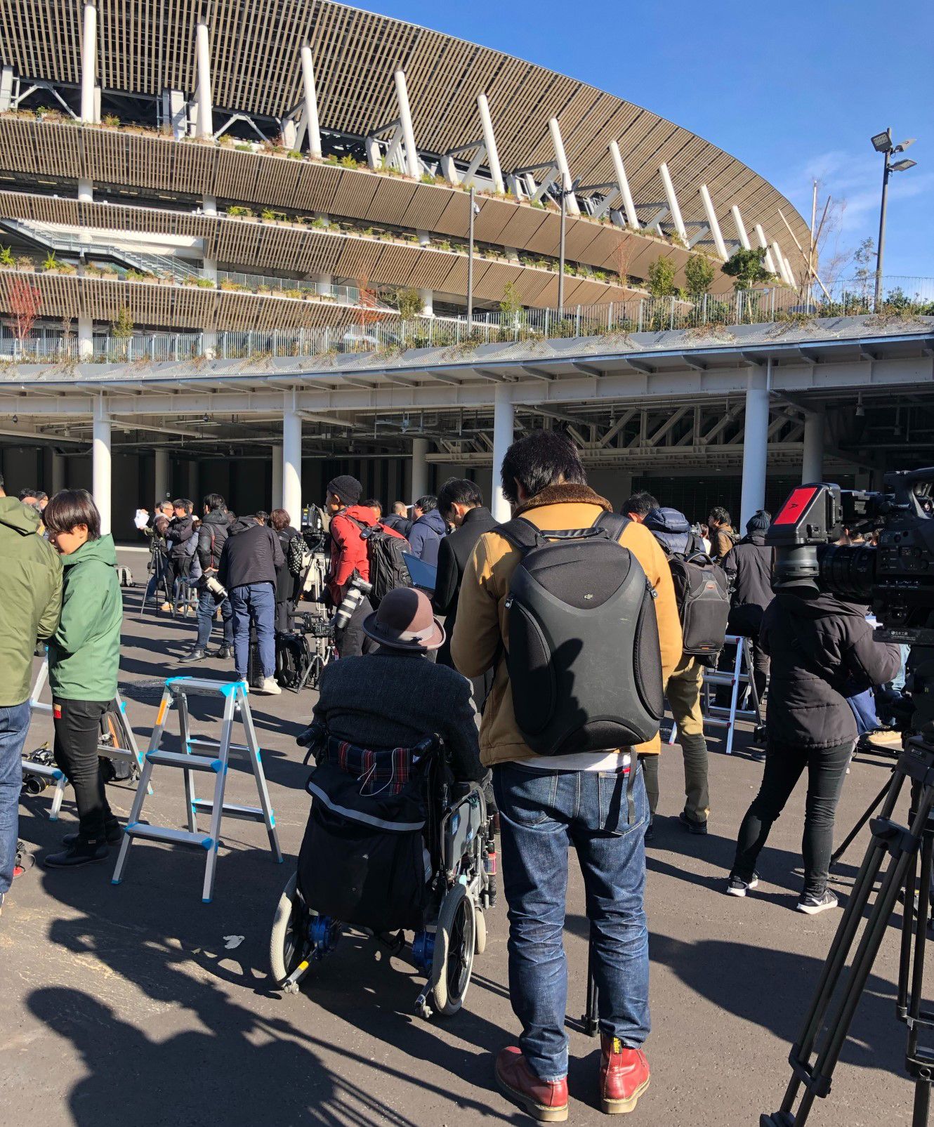 新国立競技場取材