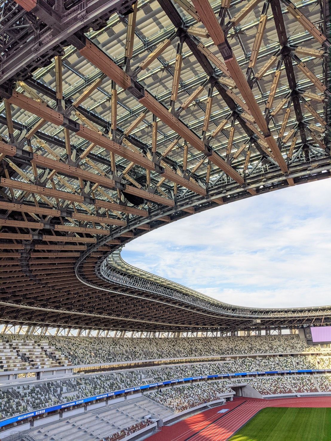 新国立競技場取材