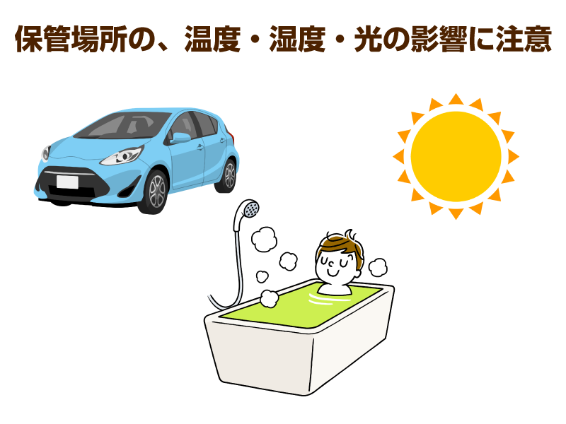 車とお風呂と太陽