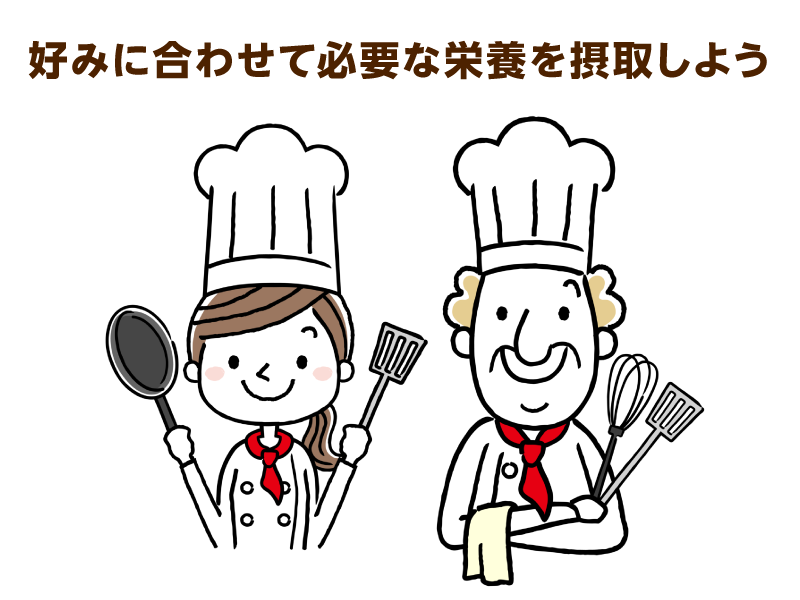 フライパンを持ったシェフ