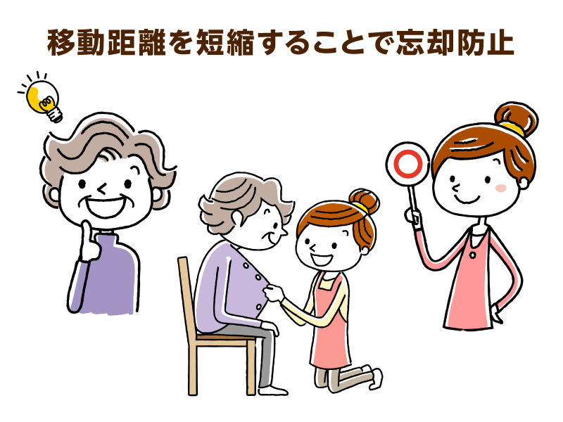 要介護者の女性と介護者