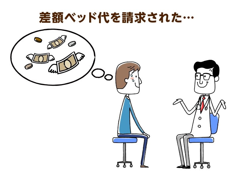 無料なはずの差額ベッド代を請求された息子