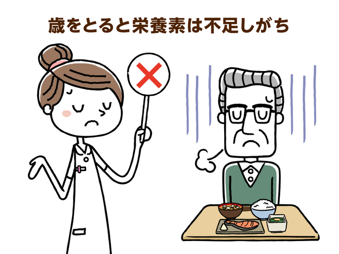 高齢者は栄養不足になりがち 不足しがちな栄養素とそれを補う簡単レシピを紹介します 介護の教科書 みんなの介護 高齢者は栄養不足になりがち 不足しがちな栄養素とそれを補う簡単レシピを紹介します 介護の教科書 みんなの介護