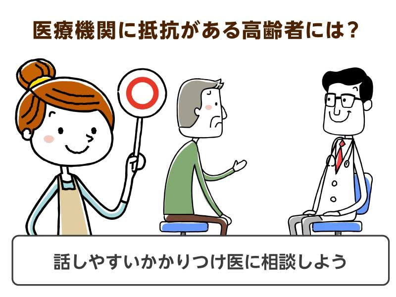 医療機関に抵抗がある高齢者には？