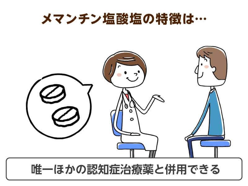 認知症の治療薬にはそれぞれ特徴がある
