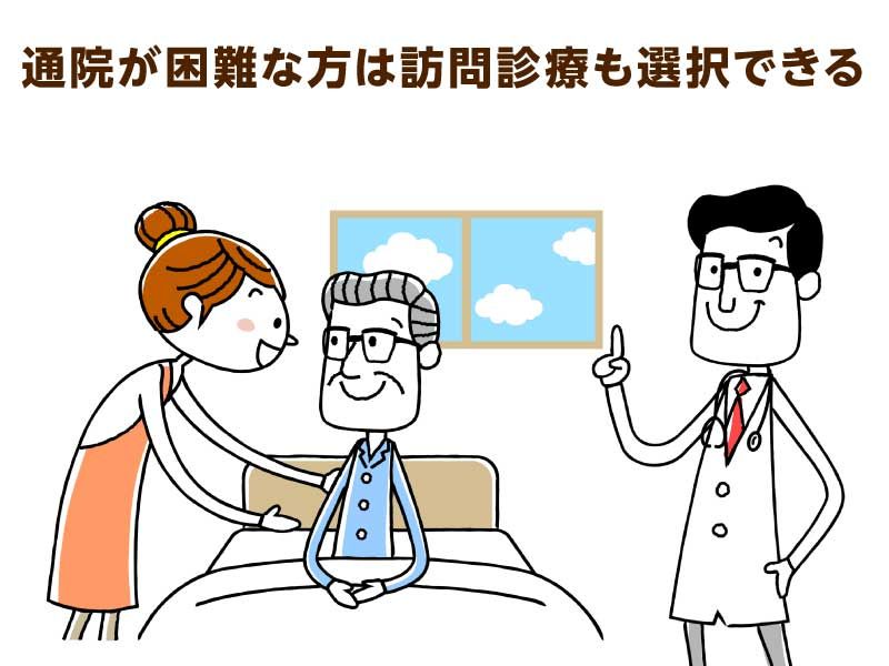 訪問診療で通院の負担を避ける