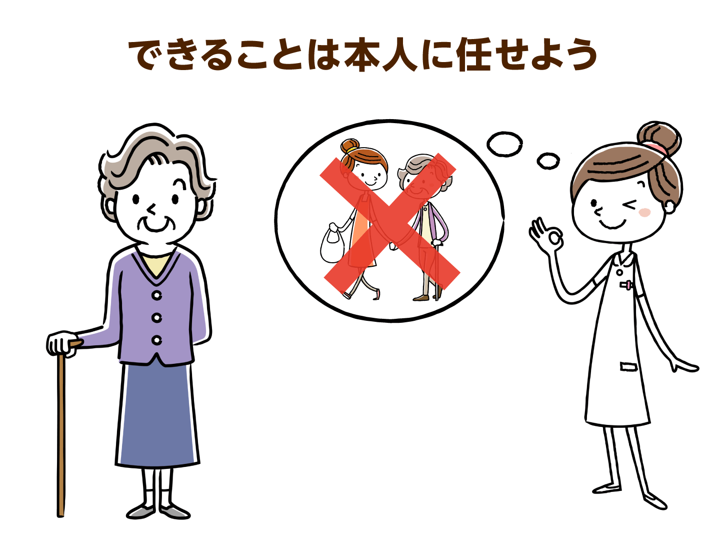 できることは本人に任せよう