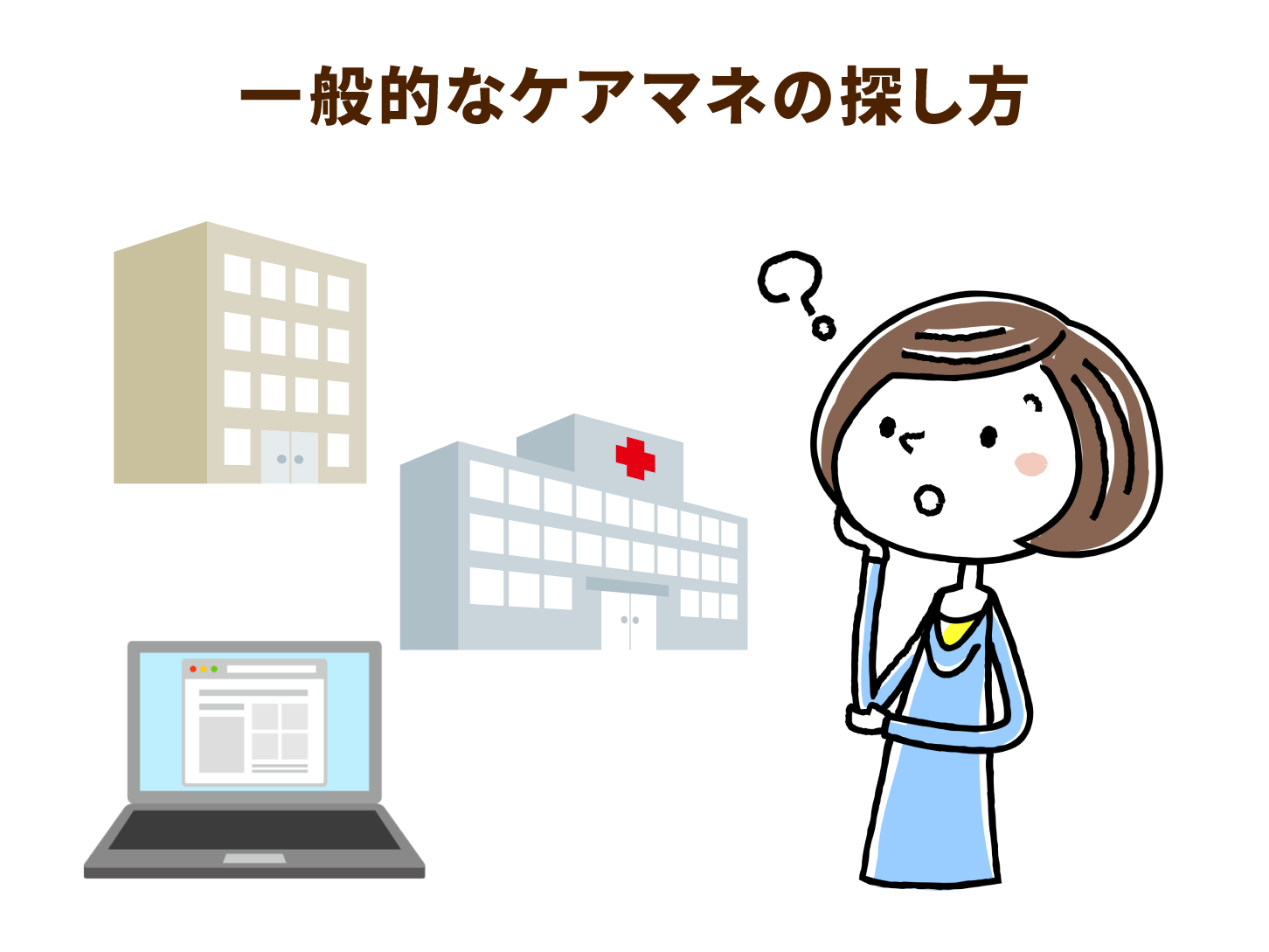 地域の介護の情報を持っている人に相談しよう