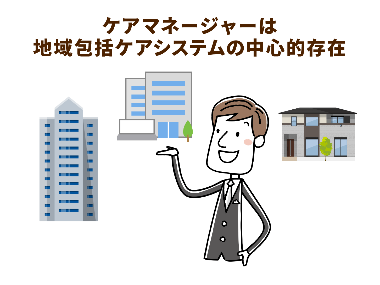 ケアマネジャーは地域包括ケアシステムの中心的存在