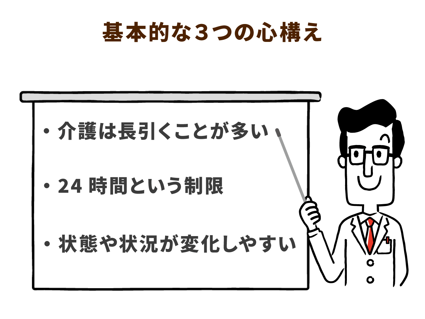 基本的な3つの心構え
