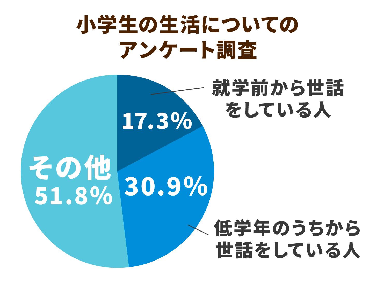 小学生の生活についてのアンケート調査