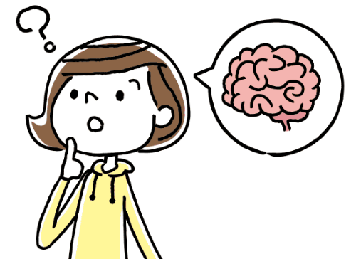 認知症で物覚えが悪くなっている若い女性