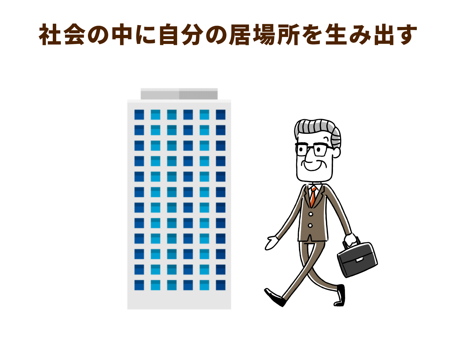 社会の中に自分の居場所を生み出す