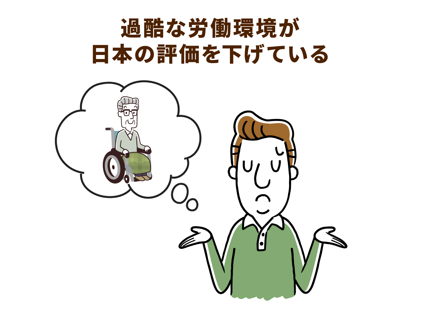 過酷な労働環境が日本の評価を下げている