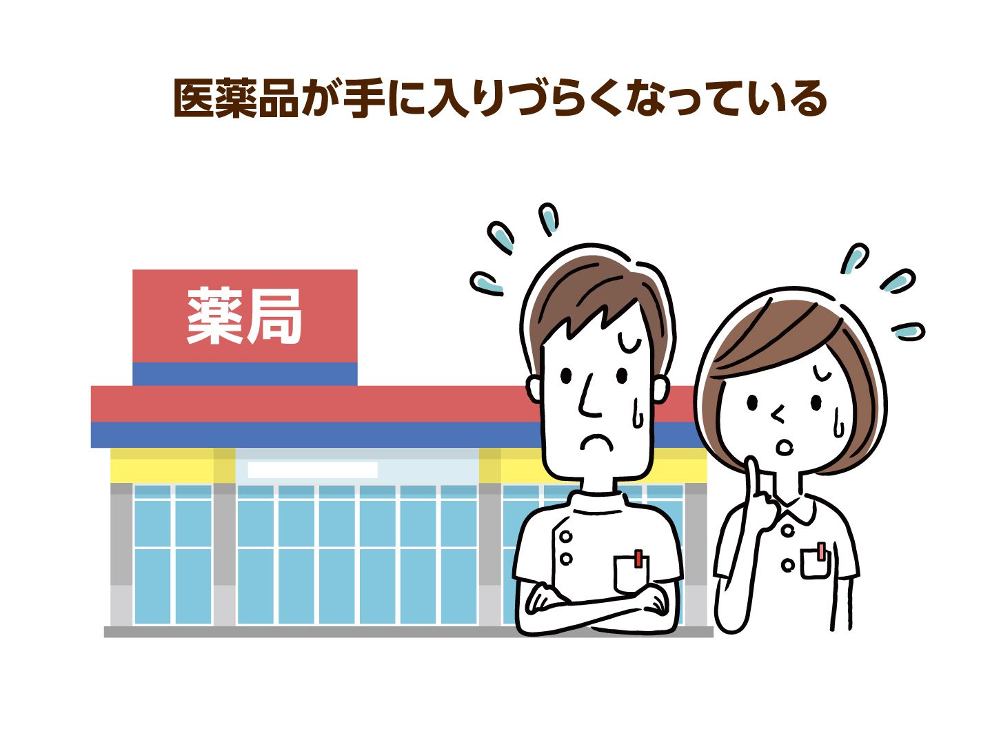 医薬品が手に入りづらくなっている