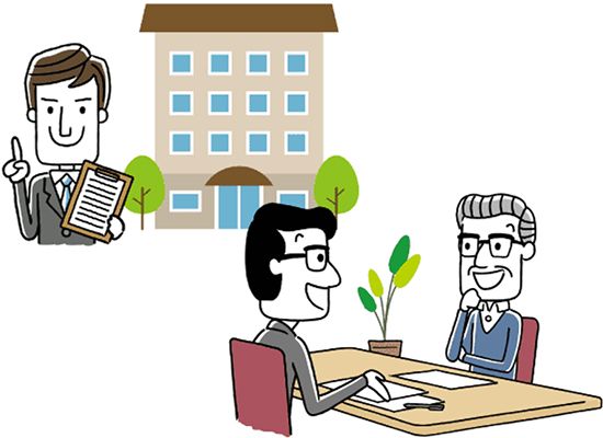 退去勧告は90日間の予告期間が与えられているイメージイラスト