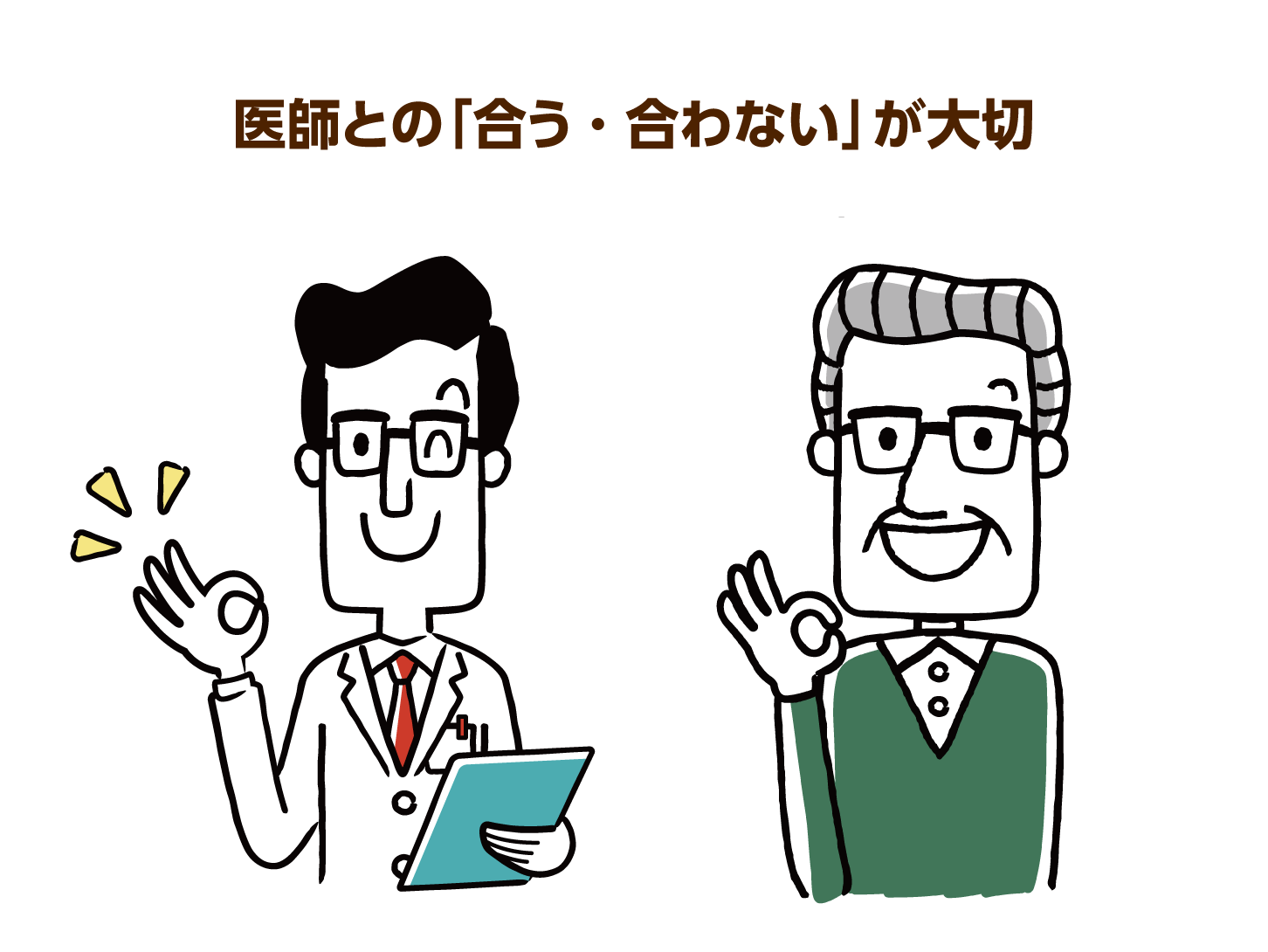 医師との「合う・合わない」が大切