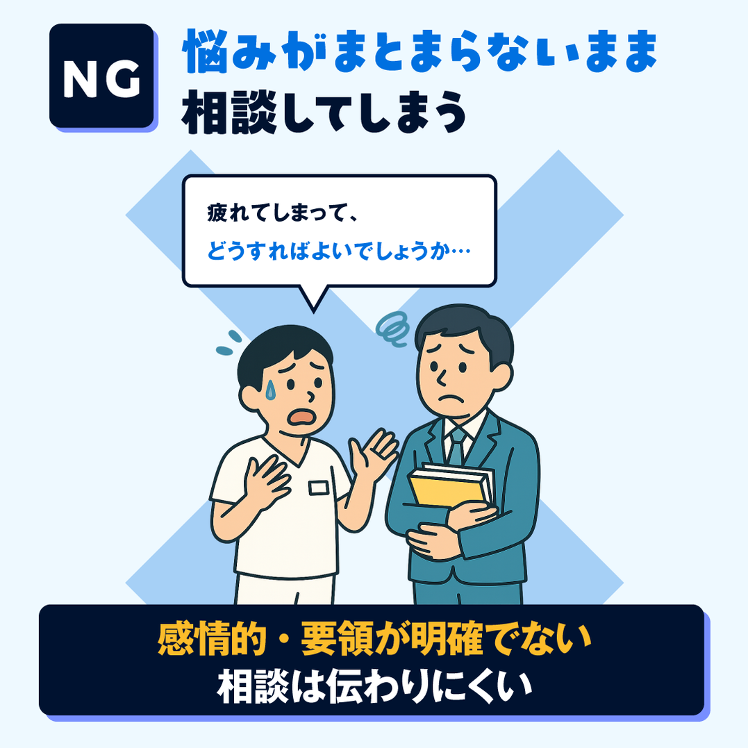 NG例：感情のままに伝える