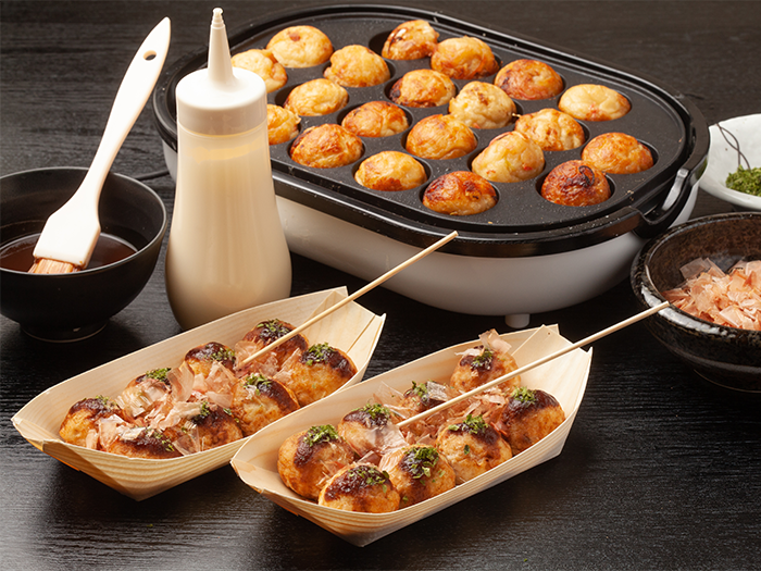 屋台メニュー(たこ焼きなど)のイメージ