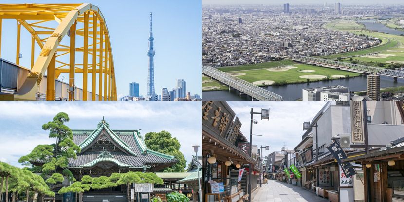 葛飾区の名所・景勝地のイメージ