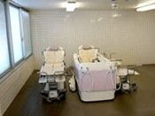清潔な浴室設備