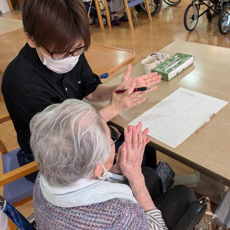 手話を交わす活動風景