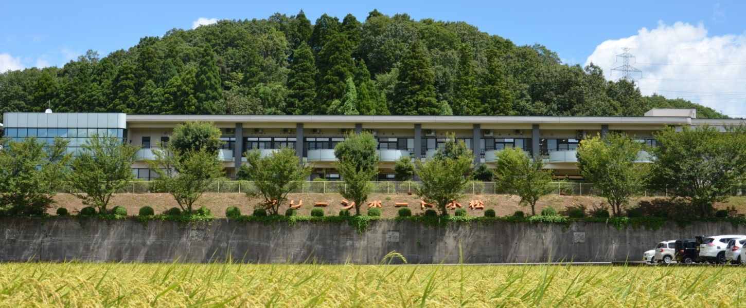 緑豊かな環境の建物