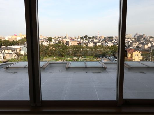 窓から見た景色